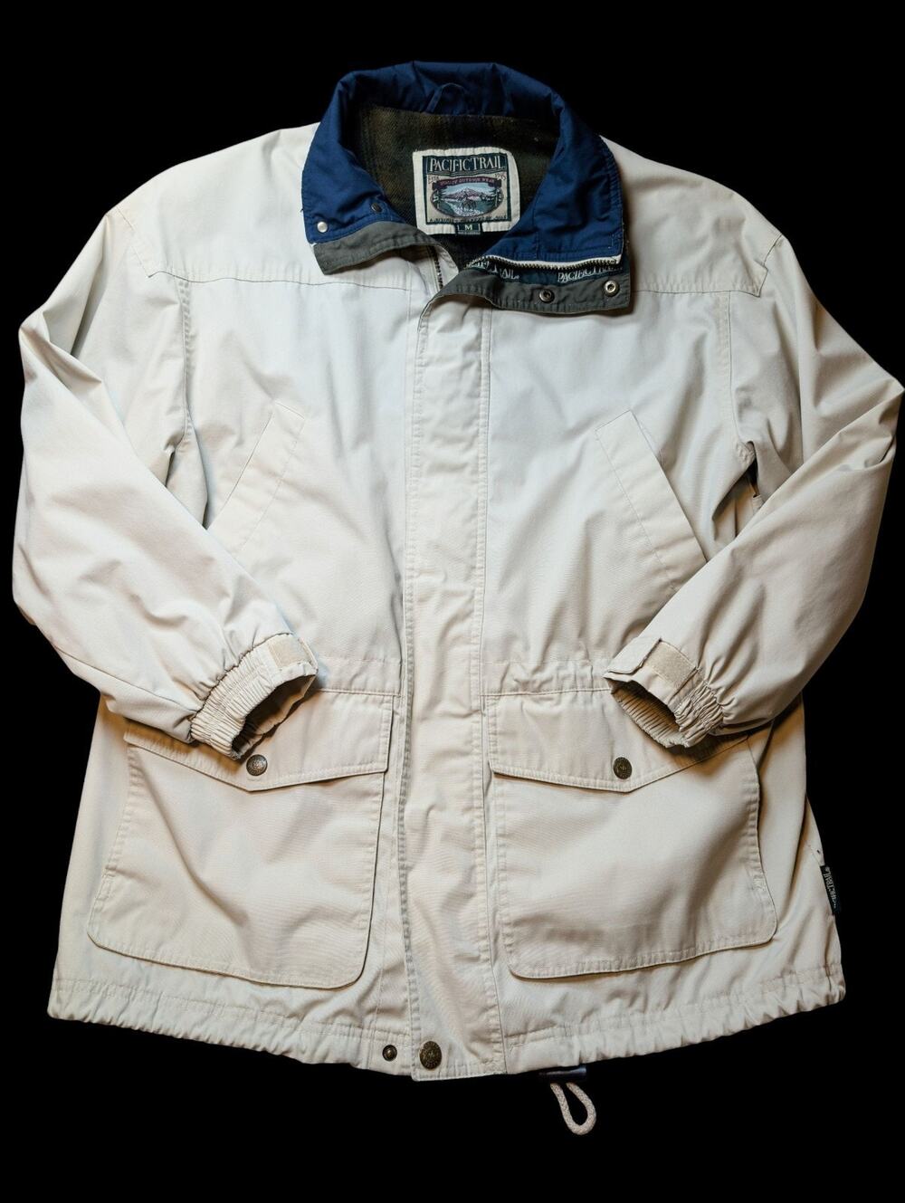 Pacific Trail Cotton Blend Quilt Plaid Lined Winter 7 Pocket Jacket Men M